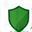 Transparency shield icon