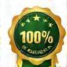 Award badge for satisfaction guarantee