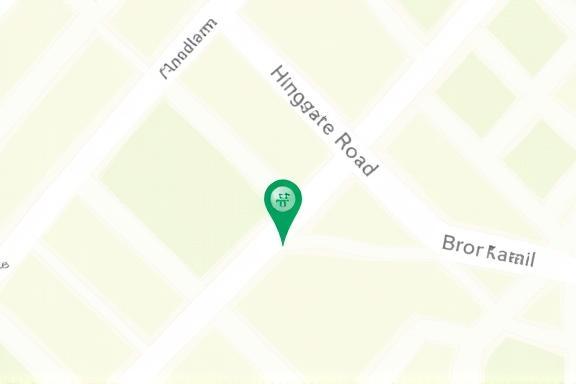 Map showing GreenLeaf Dry Cleaners UK location at Highgate Road, Camden